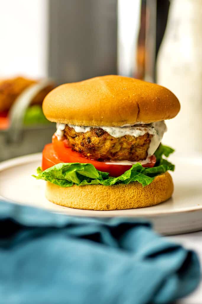 Air Fryer Chicken Burgers – Bites of Wellness