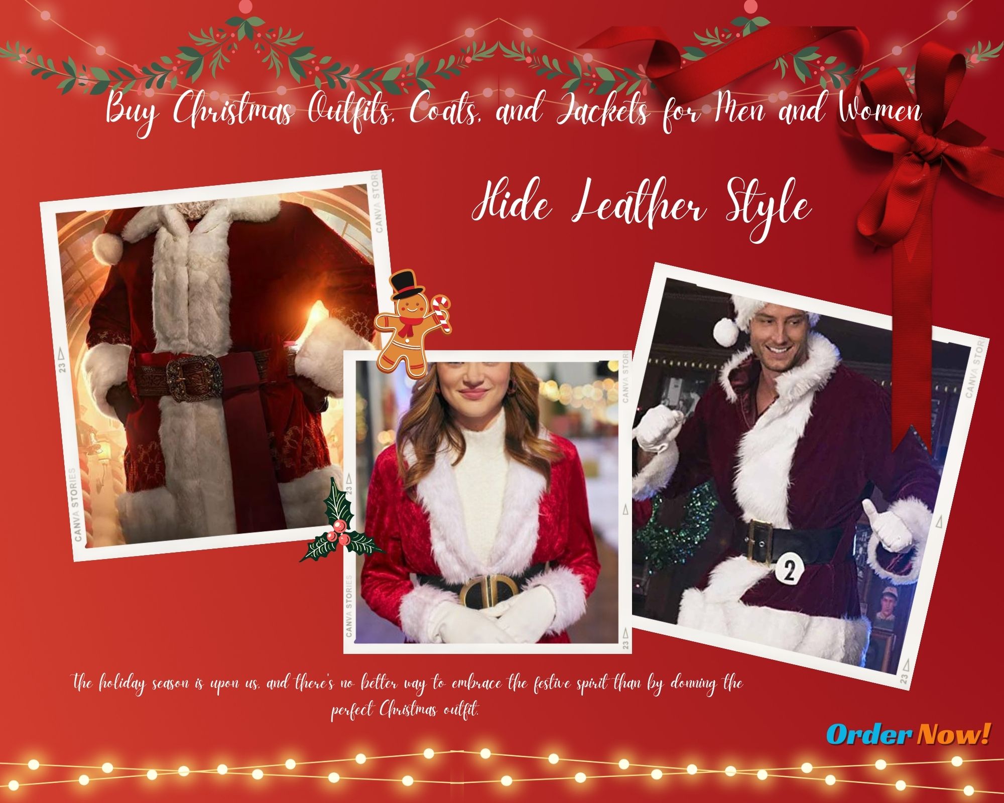 Elevate Your Festive Wardrobe: Unveiling Timeless Christmas Outfits by Hide Leather Style