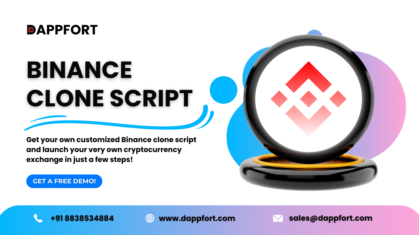 Binance Clone Script | Binance Clone Script Development | Dappfort